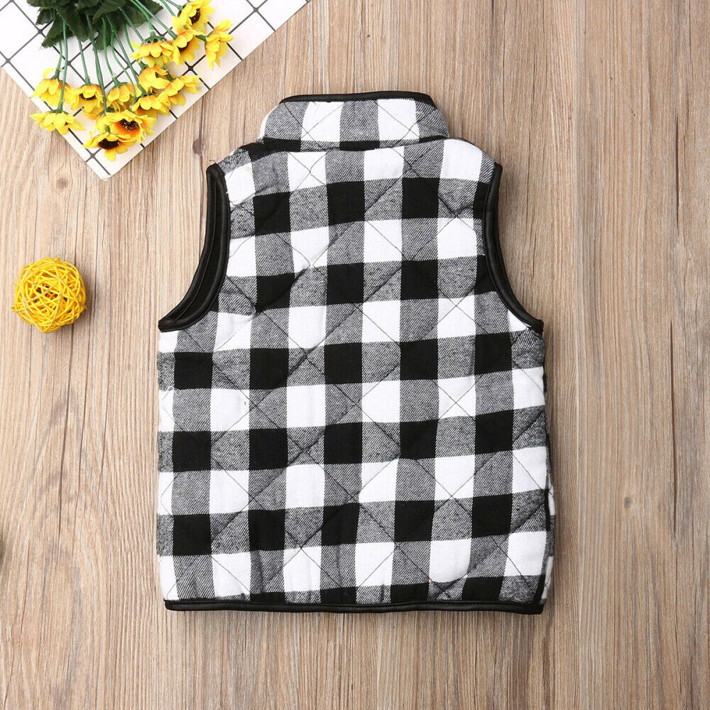 Page Plaid Fall Vest - Abby Apples Boutique
