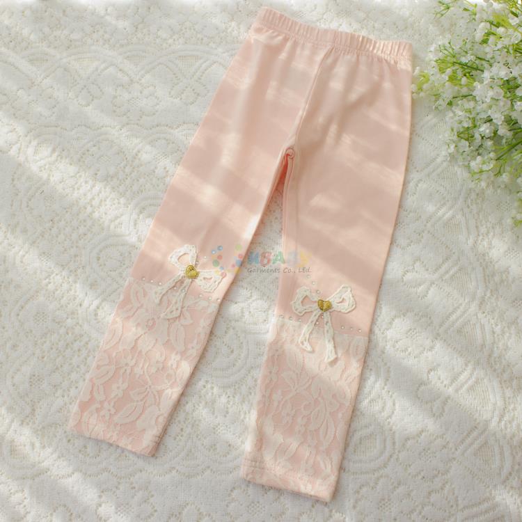 Lace Bow Legging - Abby Apples Boutique