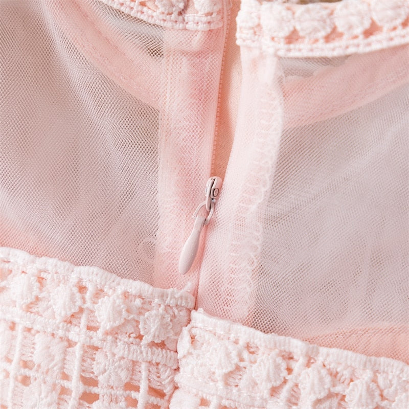 Sasha Layered Mesh Dress