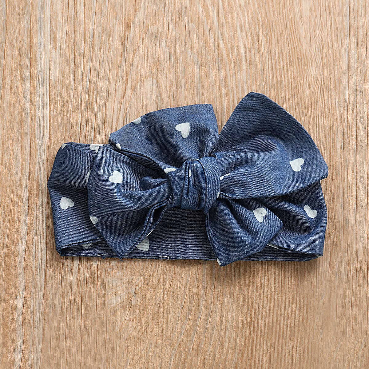 Olivia Heart Print Denim Set