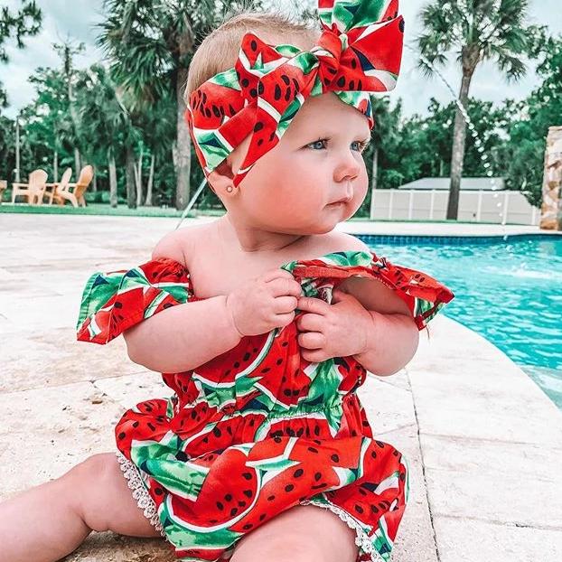 Watermelon romper 2025