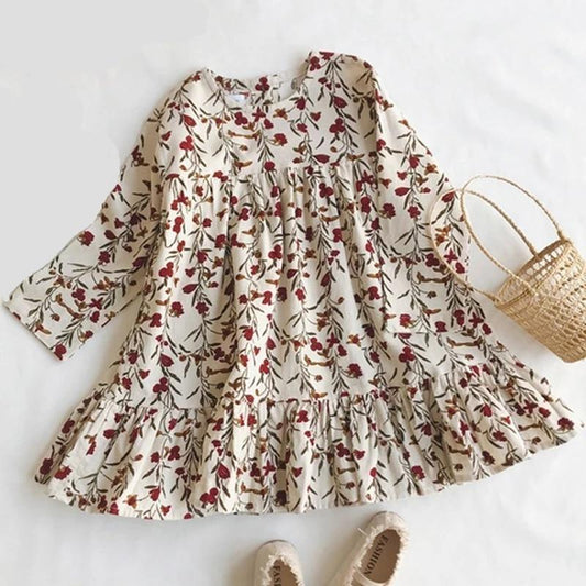 Adalee Ruffle Hem Dress