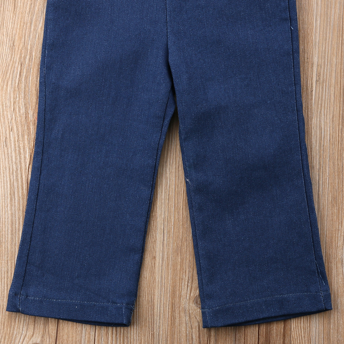 Amanda Ruffle Denim Jumpsuit - Abby Apples Boutique