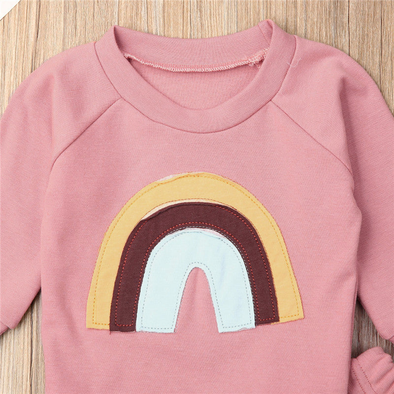 Rainbow 2 Piece Set - Abby Apples Boutique