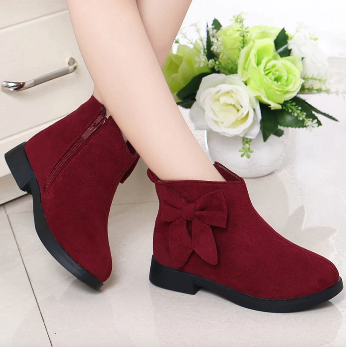 Bow Ankle Boots