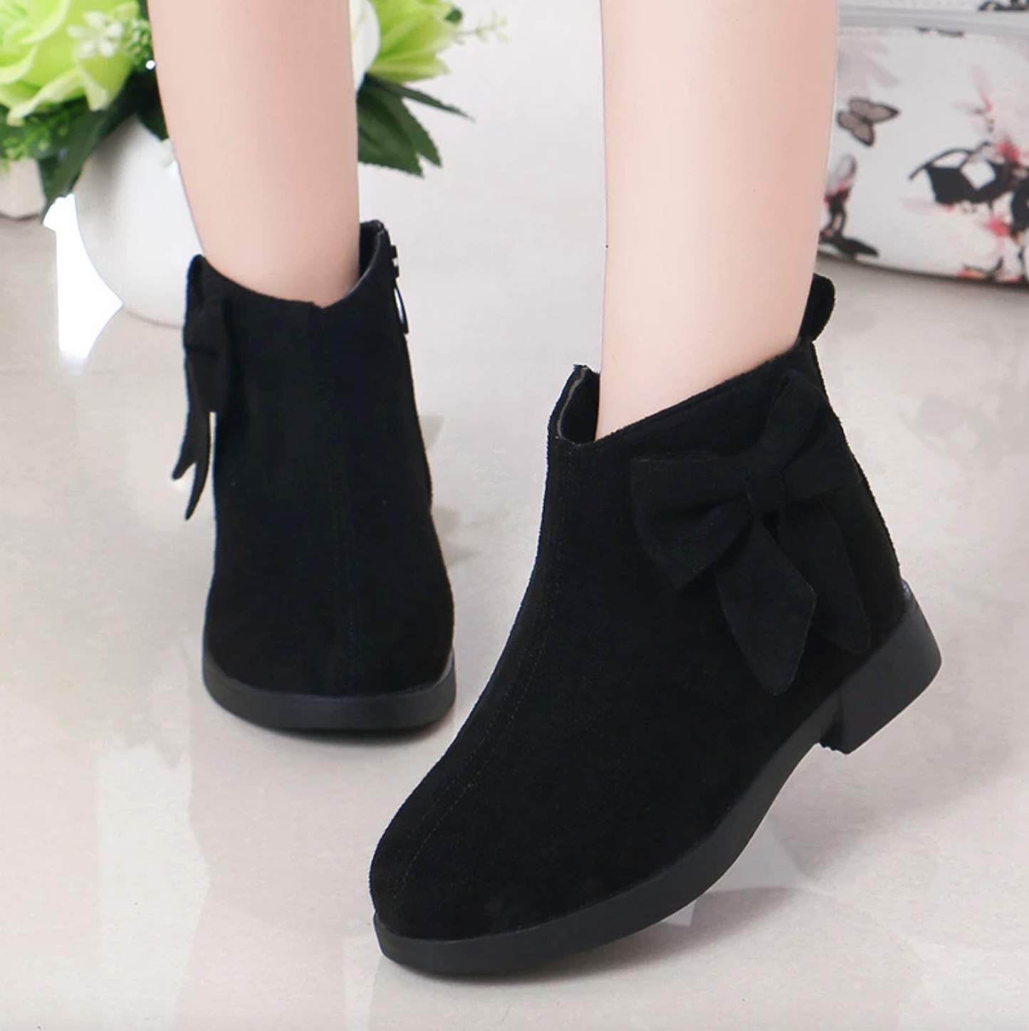 Bow Ankle Boots