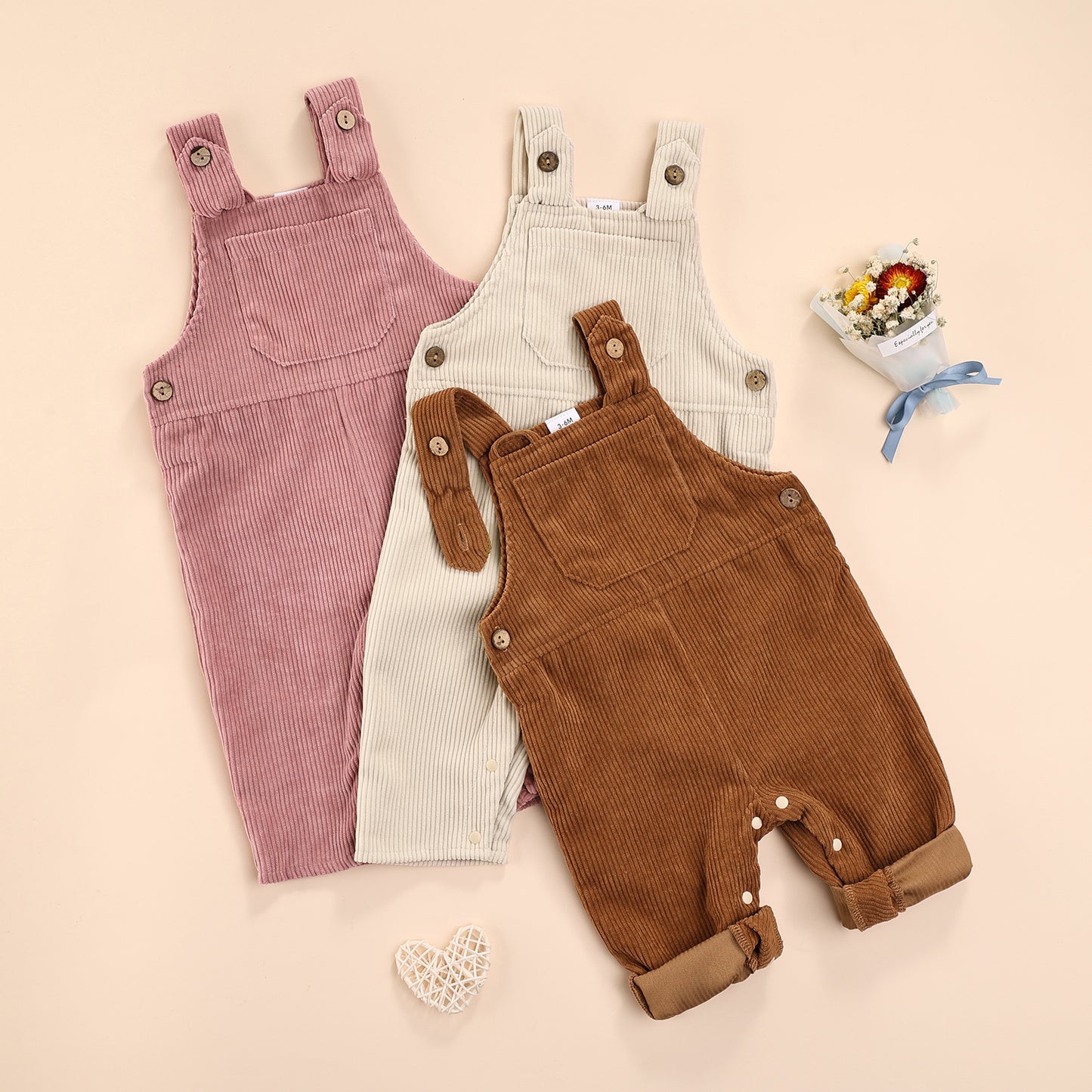 Ezra Corduroy Overalls