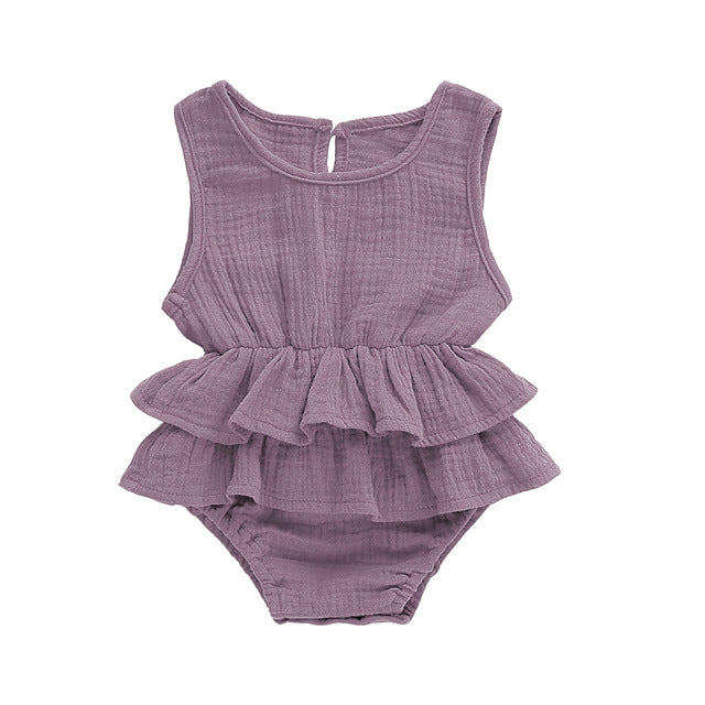 Larissa Sleeveless Tutu Romper - Abby Apples Boutique