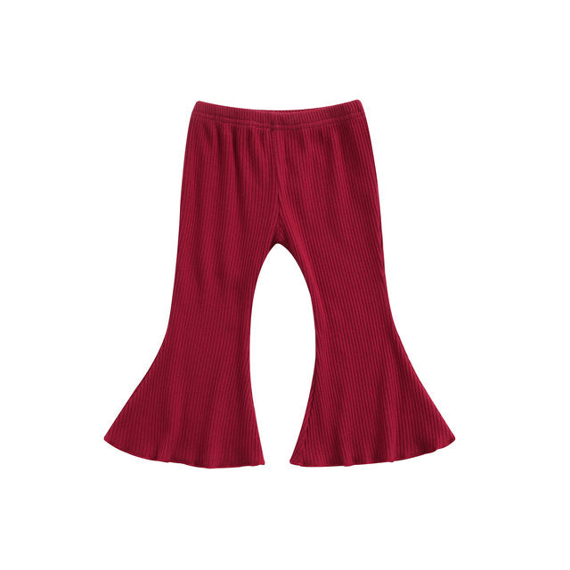 Ribbed Flare Pants
