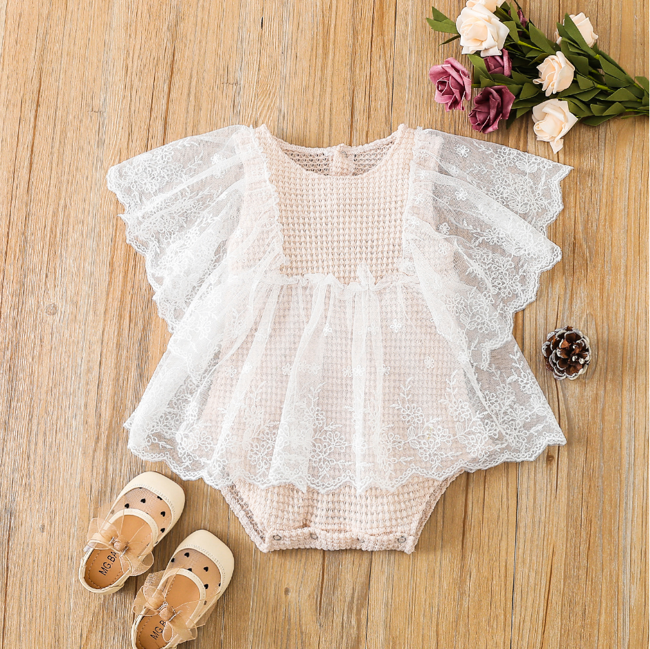 Aubrey Lace Romper