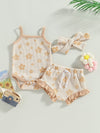Ruby 3 Piece Floral Set