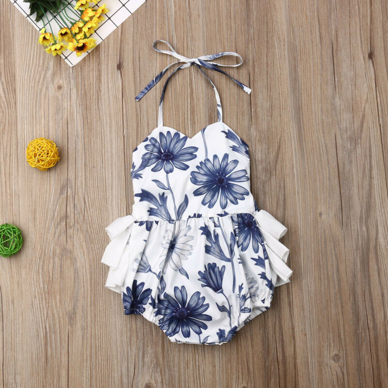 Spring Daisy Romper - Abby Apples Boutique