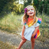 Rainbow Striped Dress - Abby Apples Boutique