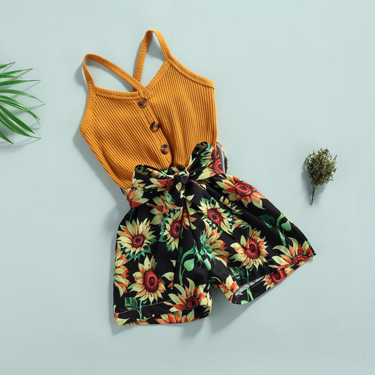 Tyra Sunflower Romper