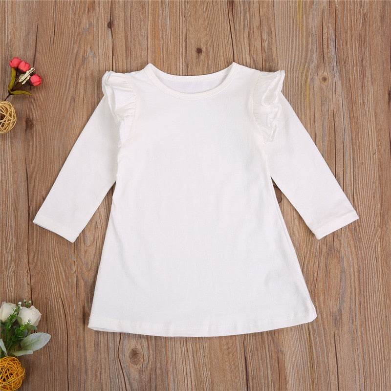 Zara ruffle hotsell sleeve dress