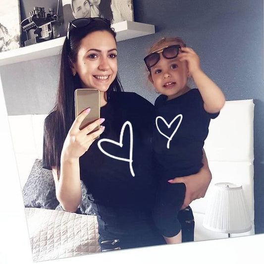 Mommy & Me Heart T-shirt