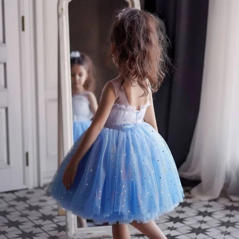 Tanya Sparkly Starry Tulle Dress