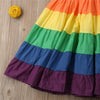 Crystal Rainbow Maxi Dress - Abby Apples Boutique