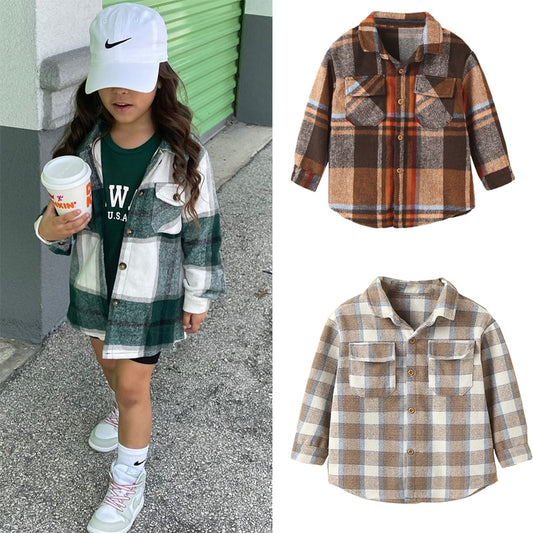 Stevie Plaid Shirt Jacket