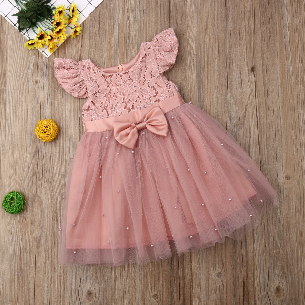 Sophia Pink Tulle Dress