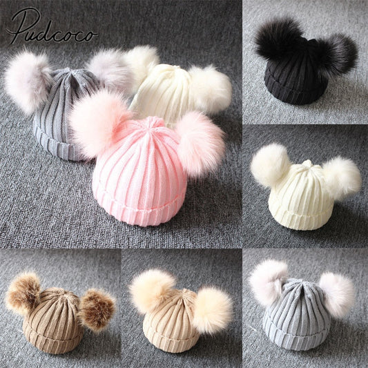 Pom Pom Knit Hat