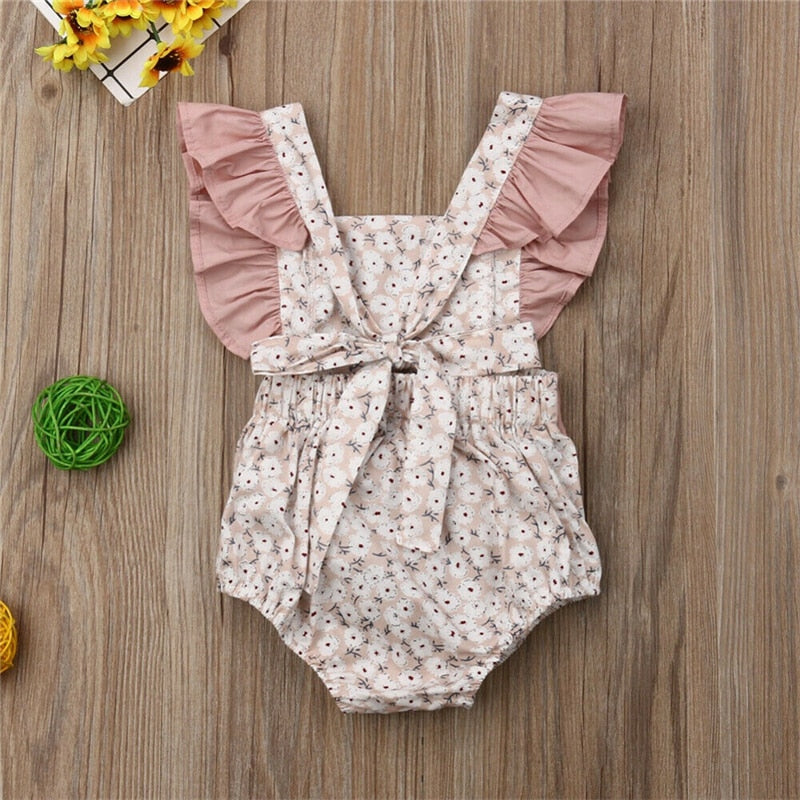 Mandy Floral Romper - Abby Apples Boutique