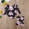 Lorie Flower Romper 2 Piece Set - Abby Apples Boutique