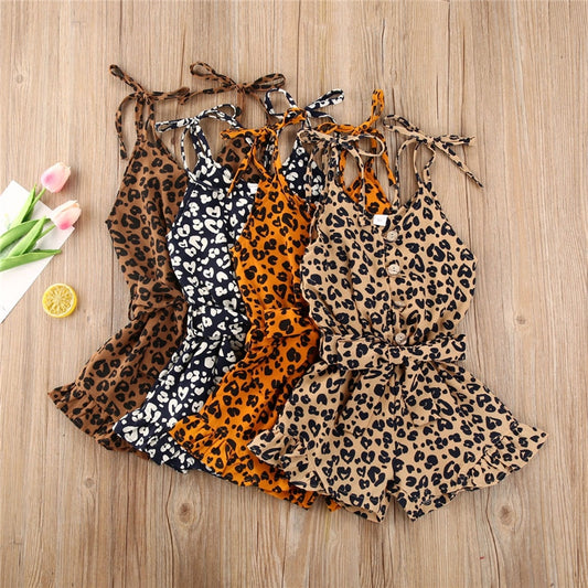Salma Leopard Print Romper
