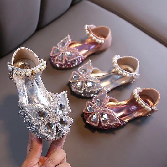 Sequin & Pearls Butterfly Shoe