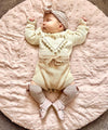 Hearts & Pom Pom Knitted Romper