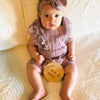 Adoria Flare Sleeve Lace Romper Set