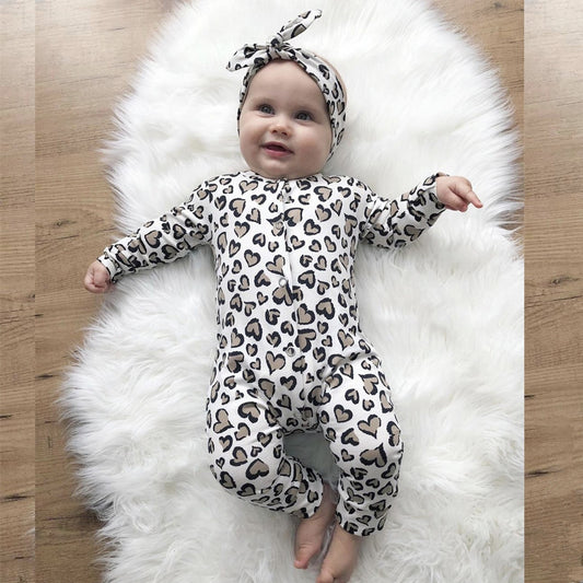 Heart Leopard Jumpsuit
