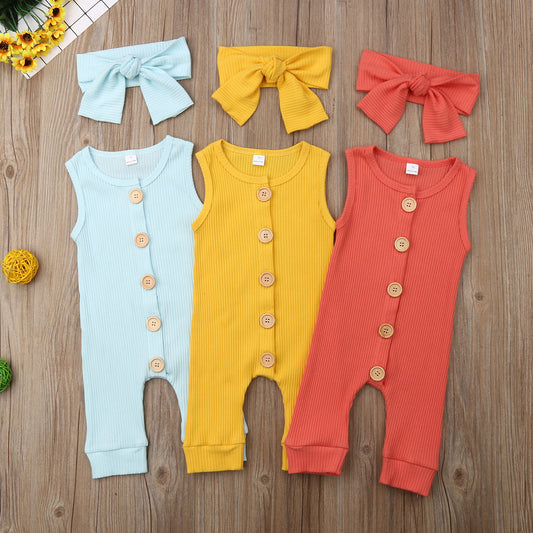 Karley Button Onesie