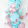 Blue Floral 2 Piece Onesie - Abby Apples Boutique