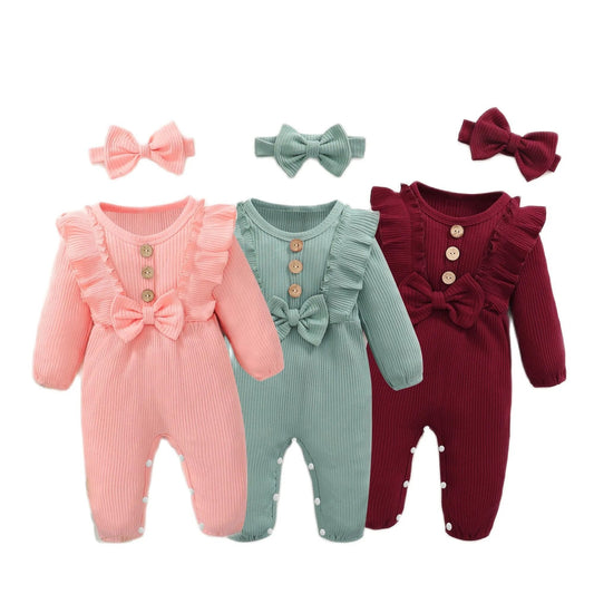 Tae Bowknot Jumpsuit Set