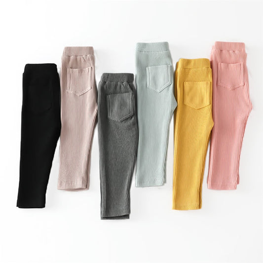 Ridged Lined Stretch Pants