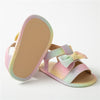 Rainbow Bowknot Sandals