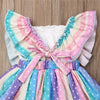 Ana Rainbow Striped Tutu Dress