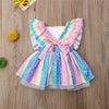 Ana Rainbow Striped Tutu Dress
