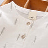 Linen Cotten Shirt and Short Set - Abby Apples Boutique