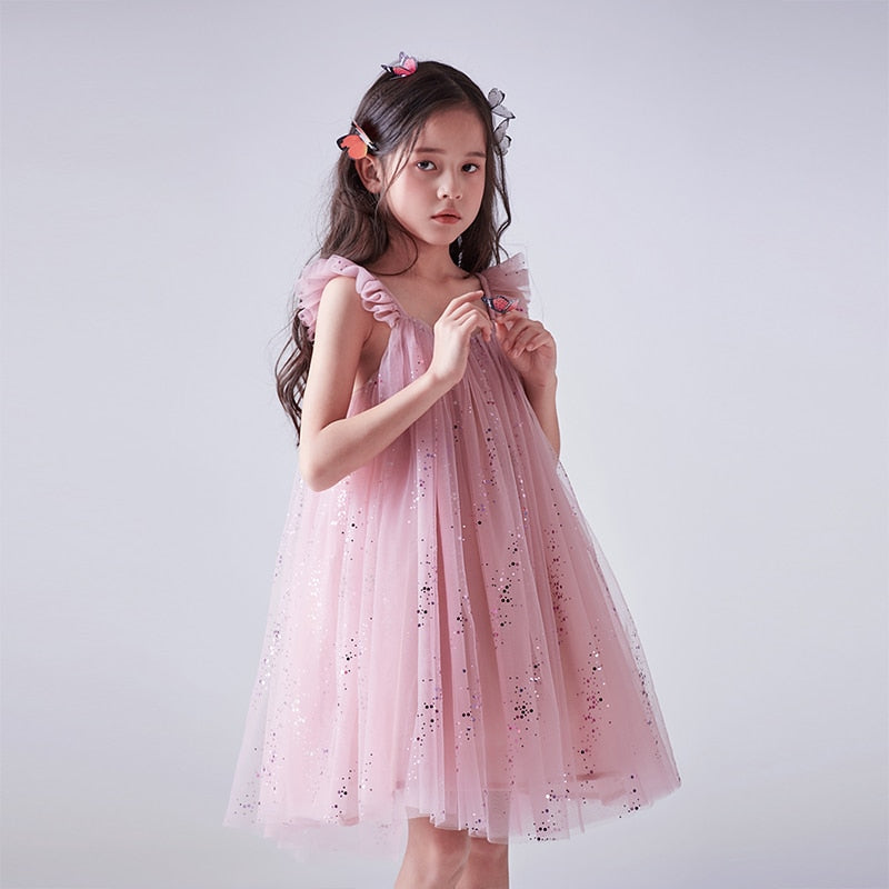 Aurora Star Flutter Sleeve Tulle Dress Abby Apples Boutique Aurora Star Flutter Sleeve Tulle Dress Abby Apples Boutique