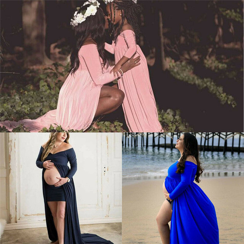 Mom & Me Maternity Maxi Dress - Abby Apples Boutique