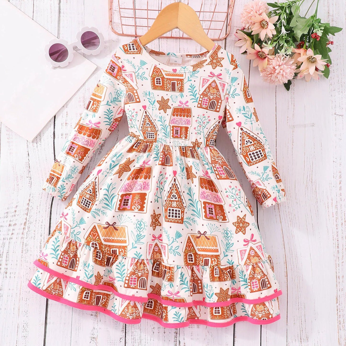 Maria Gingerbread House Dress Abby Apples Boutique Maria Gingerbread House Dress Abby Apples Boutique