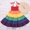 Crystal Rainbow Maxi Dress - Abby Apples Boutique