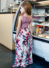 Mommy & Me Sleeveless Floral Long Dress - Abby Apples Boutique