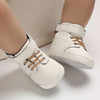 Leather High Top Shoes