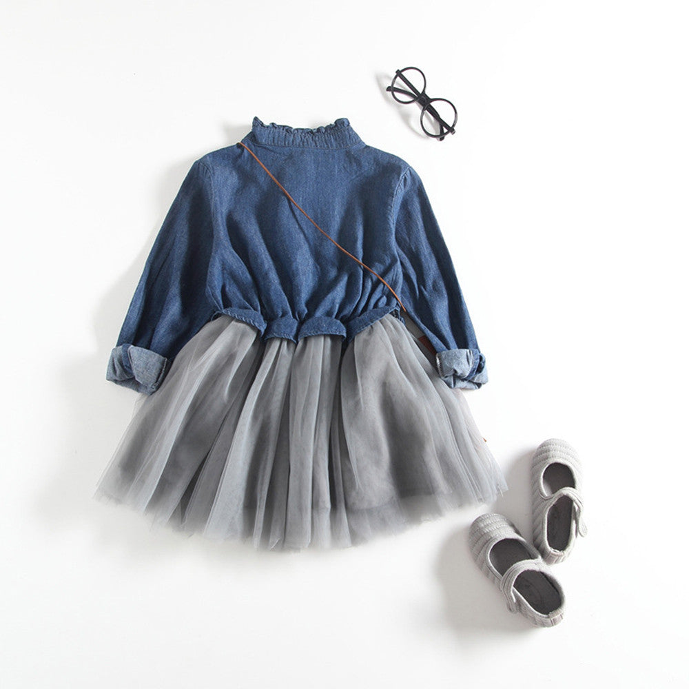 Daphne Denim Tutu Dress Abby Apples Boutique Daphne Denim Tutu Dress Abby Apples Boutique