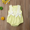 Gracie Lace & Bows Romper - Abby Apples Boutique