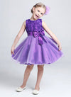 Tia Big Bow Glitter Dress