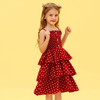 Zari Polka Dot Tiered Dress